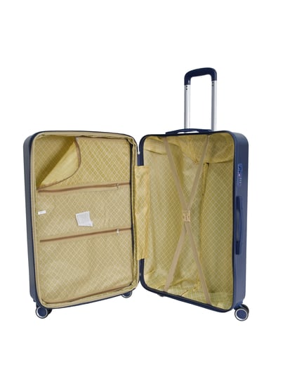 مورانو  طقم شنط سفر فايبر بسحاب توسعة 4 قطع رمادي