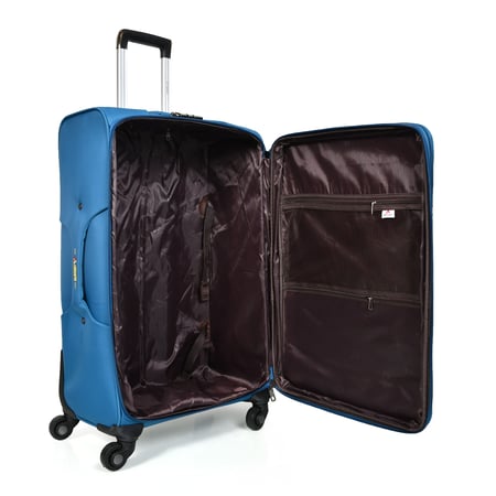 مورانو طقم شنط سفر قماش ثلاثة قطع أزرق