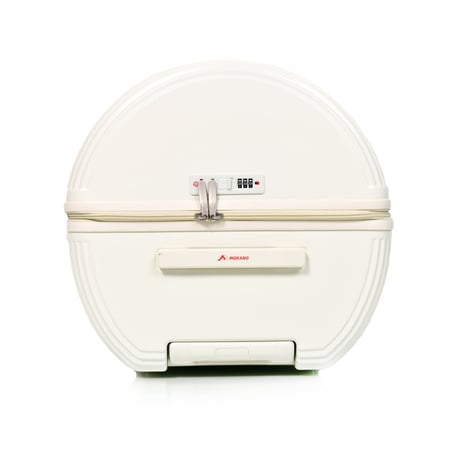 طقم شنط سفر مورانو 4 قطع بتصميم أسطواني جديد بيج