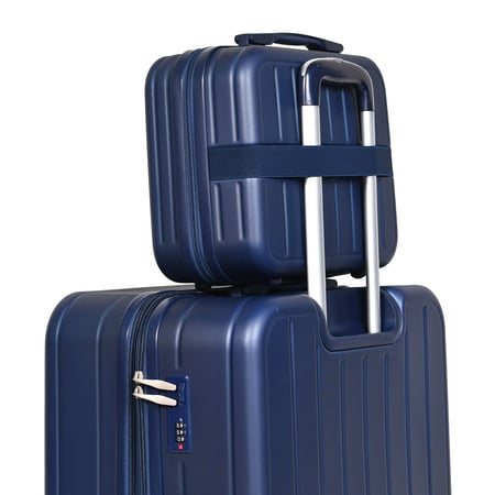 مورانو طقم شنط سفر فايبر اربع قطع كحلي