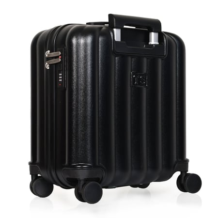 مورانو شنط سفر فايبر 18 أنش كبينة الطائرة أسود