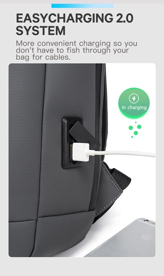 شنطة ظهر بانج ،  مقاومة للماء كروس للرجال والنساء أسود عالية الجودة