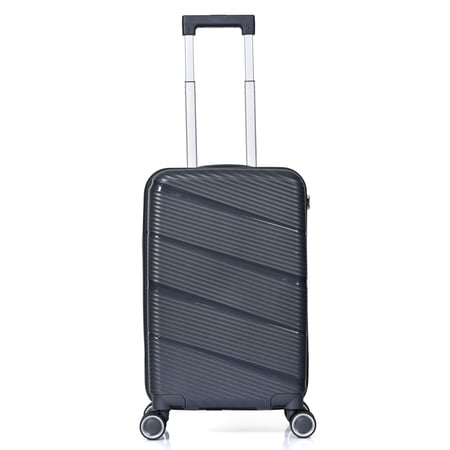 شنطة سفر مورانو من البولي بروبلين مخصصة لكبينة الطائرة 20 انش رمادي