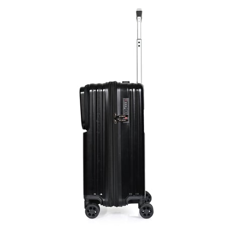 مورانو شنط سفر فايبر 20 أنش كبينة الطائرة أسود