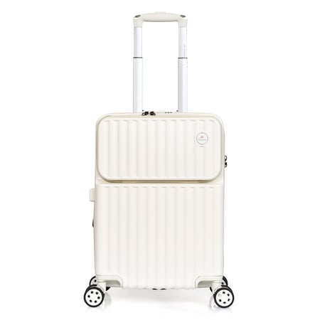 مورانو طقم شنط سفر فايبر 2 قطع بيج