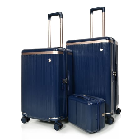 مورانو سبشل طقم شنط سفر فايبر اربع قطع كحلي