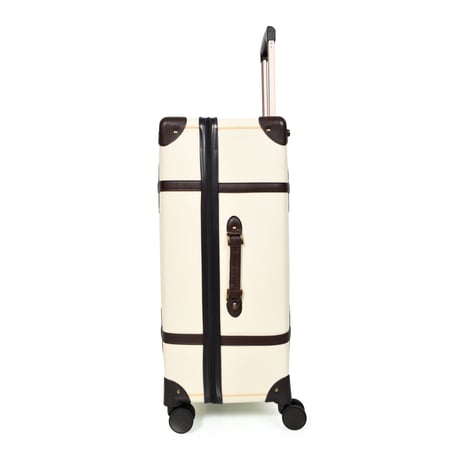 طقم شنط سفر كلاسيك جلد بلكامل مورانو اربع قطع بيج و كوفي