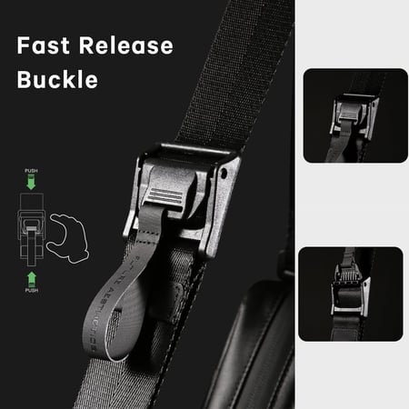 شنطة بانج كروس للرجال مقاومة للماء وبسيطة للأعمال سلفر