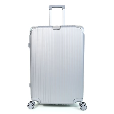 طقم شنط سفر الومنيوم مورانو ثلاثة قطع تصميم أنيق ومتين فضي