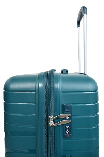 طقم شنط سفر مورانو مصنوع من البولي بروبلين 3 قطع أخضر غامق