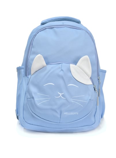 شنطة ظهر من القماش رسمه قطه لي المدارس