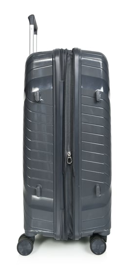 طقم شنط سفر مورانو مصنوع من البولي بروبلين 3 قطع رصاصي