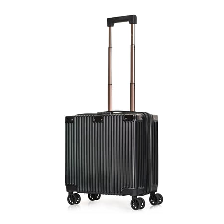 مورانو شنط سفر فايبر 18 أنش كبينة الطائرة أسود