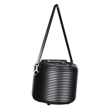 طقم شنط سفر مورانو 4 قطع بتصميم أسطواني جديد رمادي