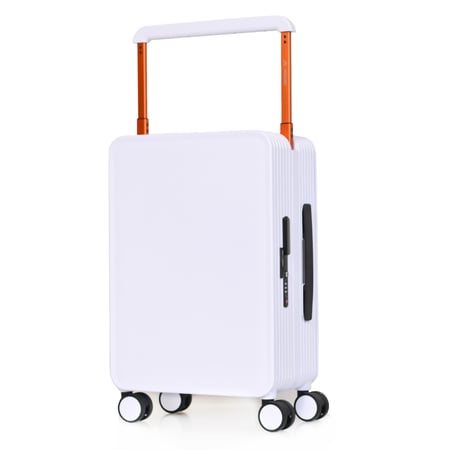 مورانو سبشل طقم شنط سفر قطعتين 20/24 انش تصميم عصري أبيض