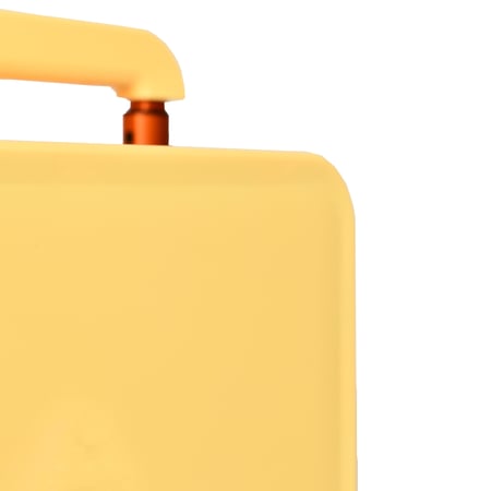 مورانو سبشل شنط سفر كبينة بتصميم عصري مع قفل مدمج من(TSA) 20 انش اصفر