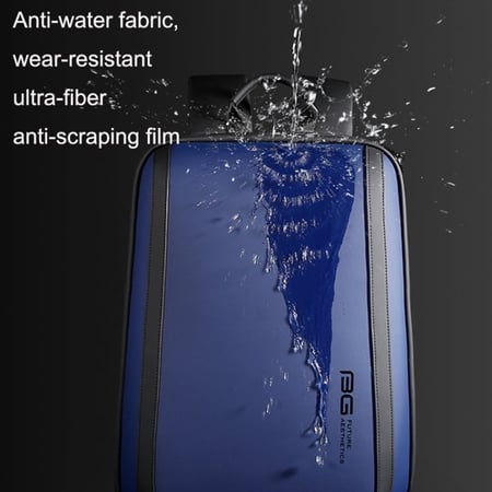 شنطة ظهر رجالية للترفيه والأعمال الطلابية حقيبة كمبيوتر ذات سعة كبيرة (أسود)