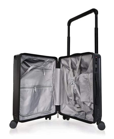 مورانو شنط سفر فايبر 20 أنش كبينة الطائرة  رمادي