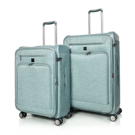 مورانو طقم شنط سفر قماش ثلاثة قطع اخضر