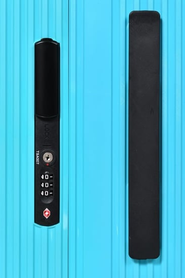 مورانو سبشل طقم شنط سفر قطعتين 20/24 انش تصميم عصري أزرق