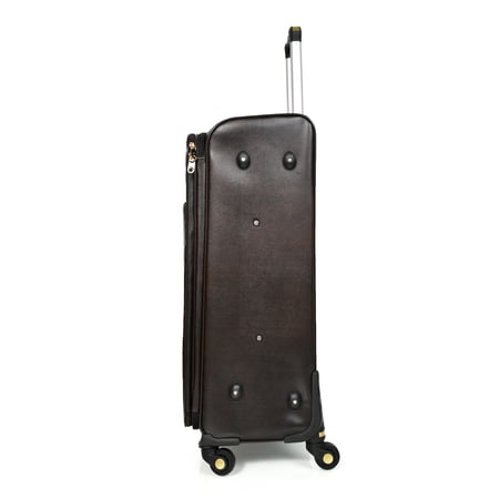 مورانو طقم شنطة سفر جلد ثلاث قطع كوفي