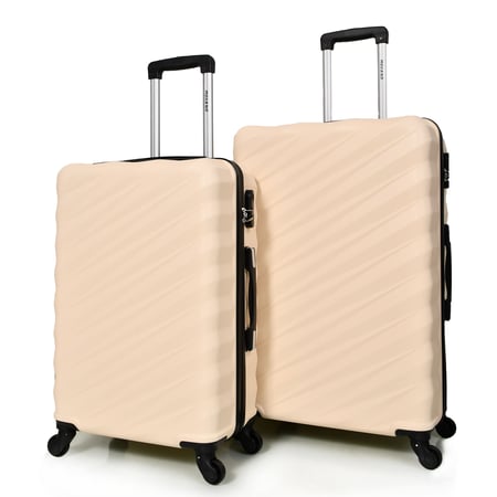 مورانو طقم شنط سفر فايبر ثلاثة قطع بيج