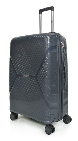 طقم شنط سفر مورانو مصنوع من البولي بروبلين 3 قطع رصاصي