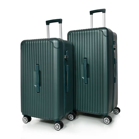 مورانو طقم شنط سفر فايبر ثلاثة قطع أخضر