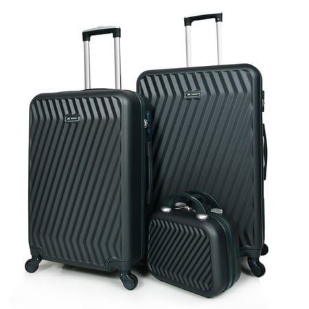 مورانو طقم شنط سفر فايبر 4 قطع أخضر