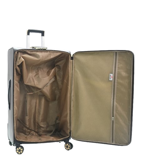 مورانو طقم شنط سفر جلد فاخر من 4 حقائب كوفي