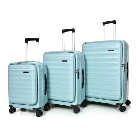 مورانو سبشيل طقم شنط سفر 3 قطع المتطورة أزرق سماوي