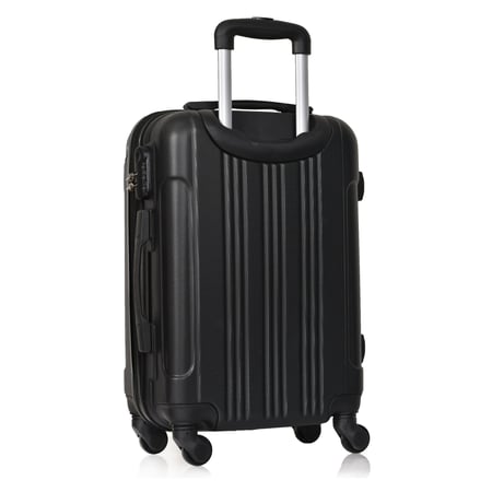 مورانو شنط سفر فايبر 20 أنش كبينة الطائرة أسود