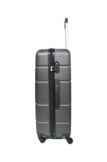 طقم  شنط سفر فايبر مورانو ثلاث قطع لون رمادي غانق