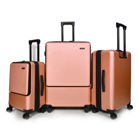 مورانو سبشيل طقم شنط سفر 3 قطع المتطورة روز قولد