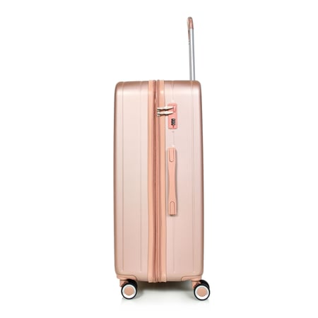 مورانو طقم شنط سفر فايبر اربع قطع روز جولد