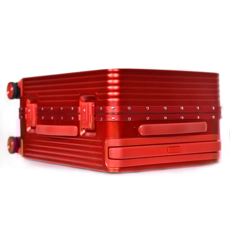 مورانو شنط سفر كبينة الومنيوم بدون سحاب 20 انش احمر