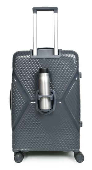 طقم شنط سفر مورانو مصنوع من البولي بروبلين 3 قطع رصاصي