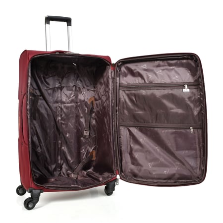 مورانو طقم شنط سفر قماش ثلاثة قطع عودي