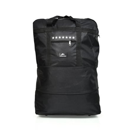 مورانو حقيبة سفر برميل قابله للطي اسود