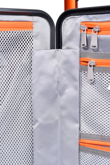 مورانو سبشل شنط سفر كبينة بتصميم عصري مع قفل مدمج من(TSA) 20 انش رمادي