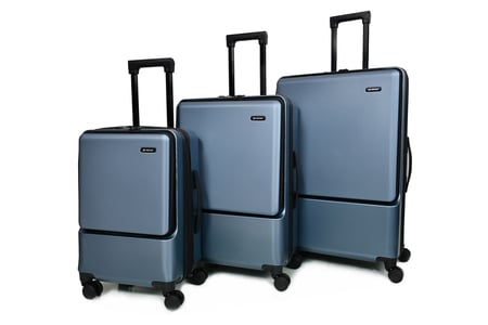 مورانو سبشيل طقم شنط سفر 3 قطع المتطورة أزرق