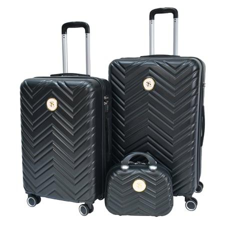 طقم شنط من ستار لاين 3 قطع + 1 مكياج أسود