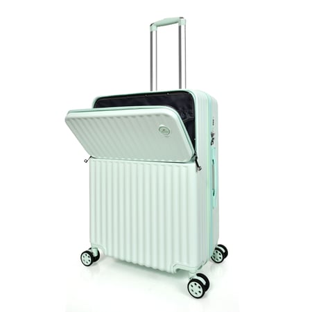 مورانو شنط سفر فايبر 20 أنش كبينة الطائرة أخضر