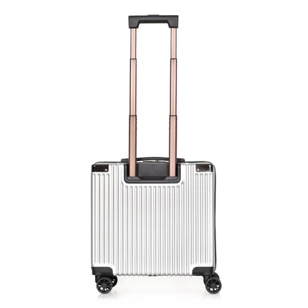 مورانو شنط سفر فايبر18 أنش كبينة الطائرة سلفر