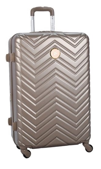 ستار لاين طقم شنط سفر فايبر بسحاب توسعة 5 قطع جولد