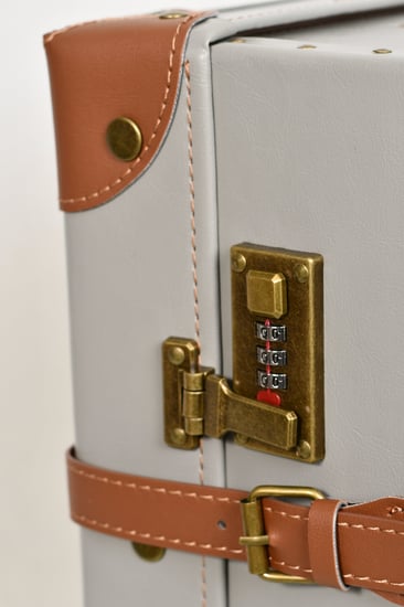 مورانو طقم شنط سفر كلاسيك جلد اربع قطع رمادي