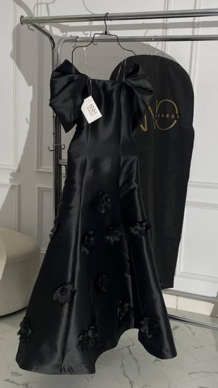 فستان رونق بأكمام