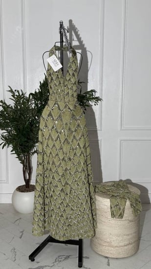 فستان سهرة طويل