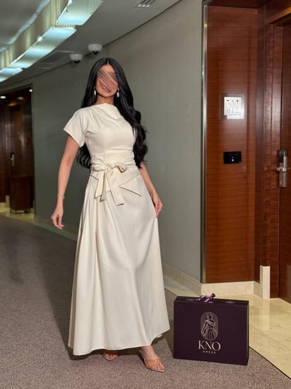 فستان باربي فاخر – أناقة ناعمة ولمسة أنثوية راقية