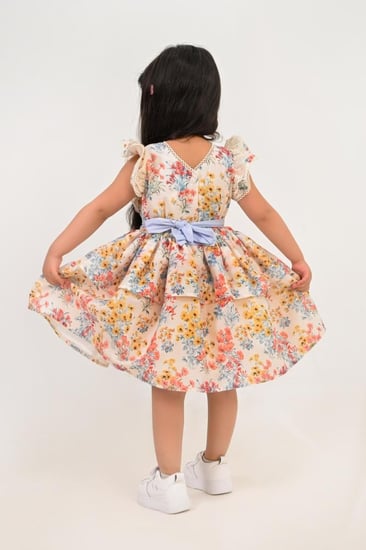 فستان فلـورا مشرق